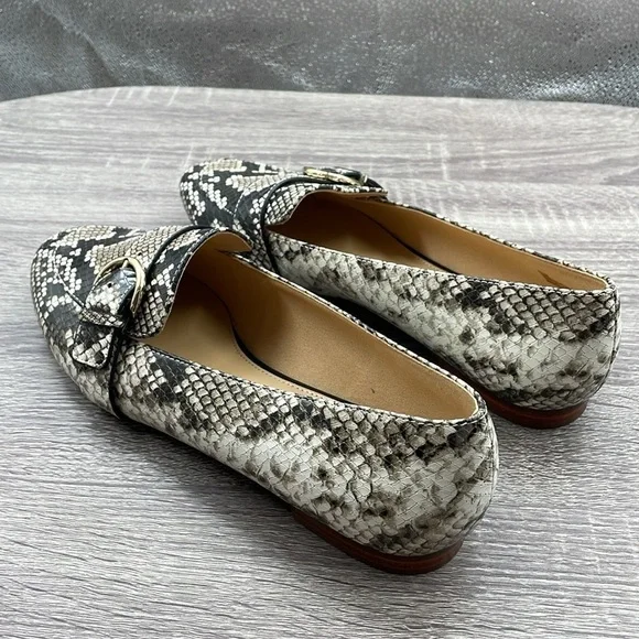 NEW! Talbots Ryan D-Ring Loafers Embossed. 8.5M. - Picture 9 of 15